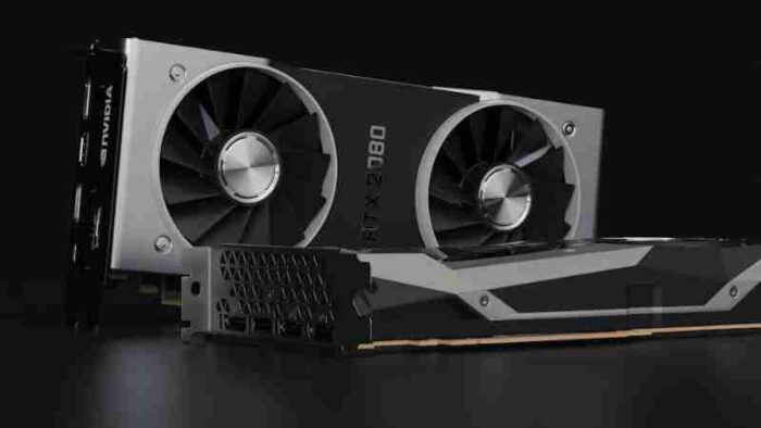 Detailed close-up image of NVIDIA RTX 2080 graphics card showcasing hardware components. - Detailed close-up image of NVIDIA RTX 2080 graphics card showcasing hardware components. - pexel